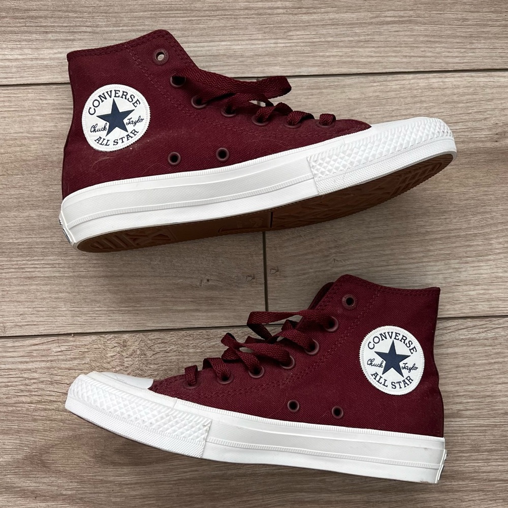 Converse Kids High-Top Sneakers - Maroon